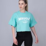 Mint Oversized Crop Top majica