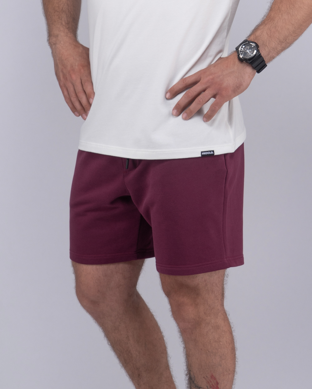 Burgundy Clay BASIC Muški Šorc